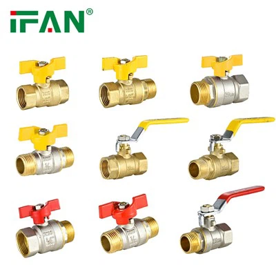 Válvula de bola de latón IFAN para agua