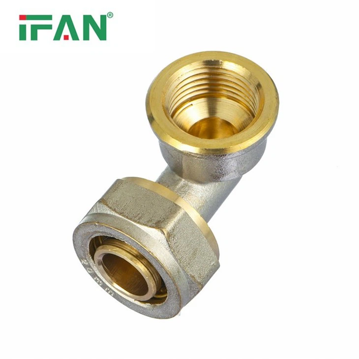 PEX Compression Brass Female Elbow