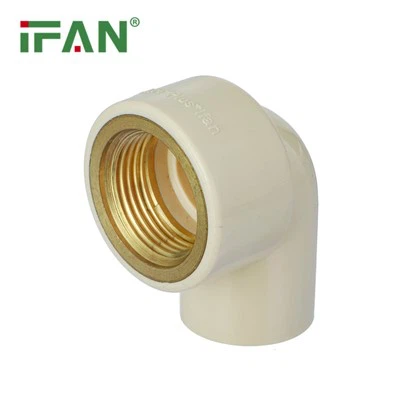Codo de latón CPVC beige
