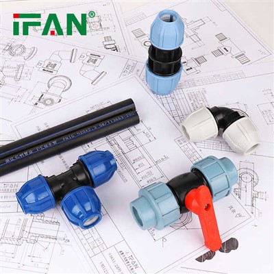 Accesorios de PP para tubería de HDPE PE100